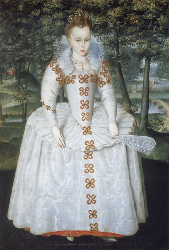 Robert Peake the Elder Elizabeth Queen of Bohemia France oil painting art
